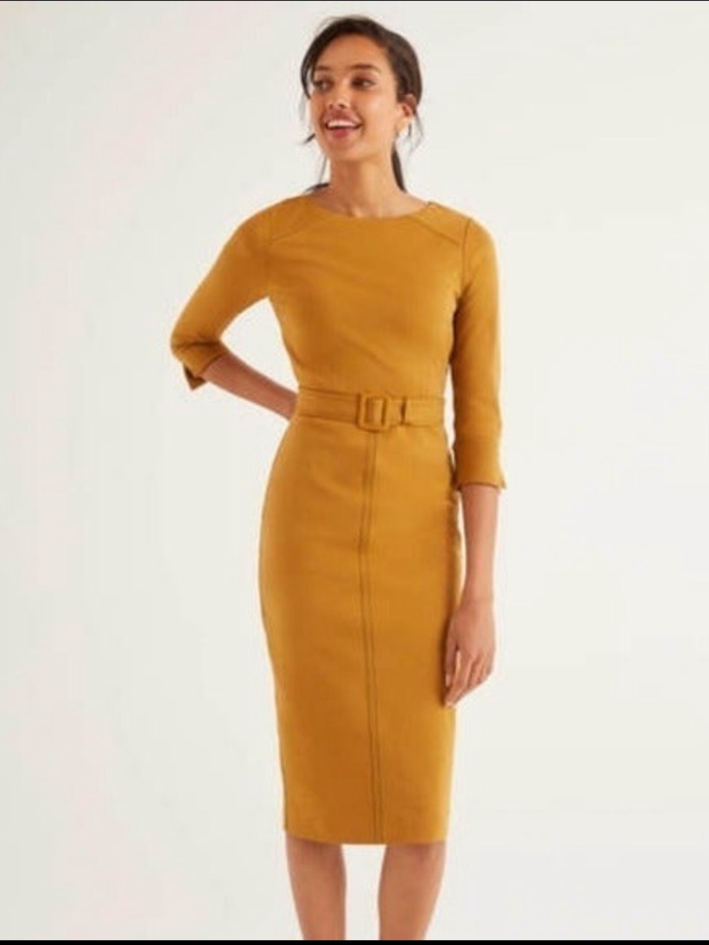Boden Rosalie Dress with Belt - Picture 2 of 9
